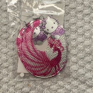 Hello kitty pink hoops